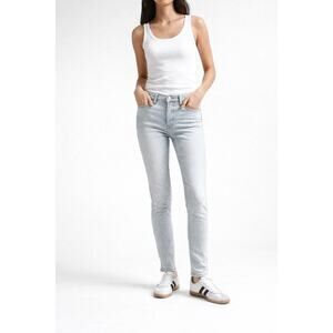 Vince Slim Skinny Jeans Women’s 28 Light Wash Mid Rise Stretch Denim